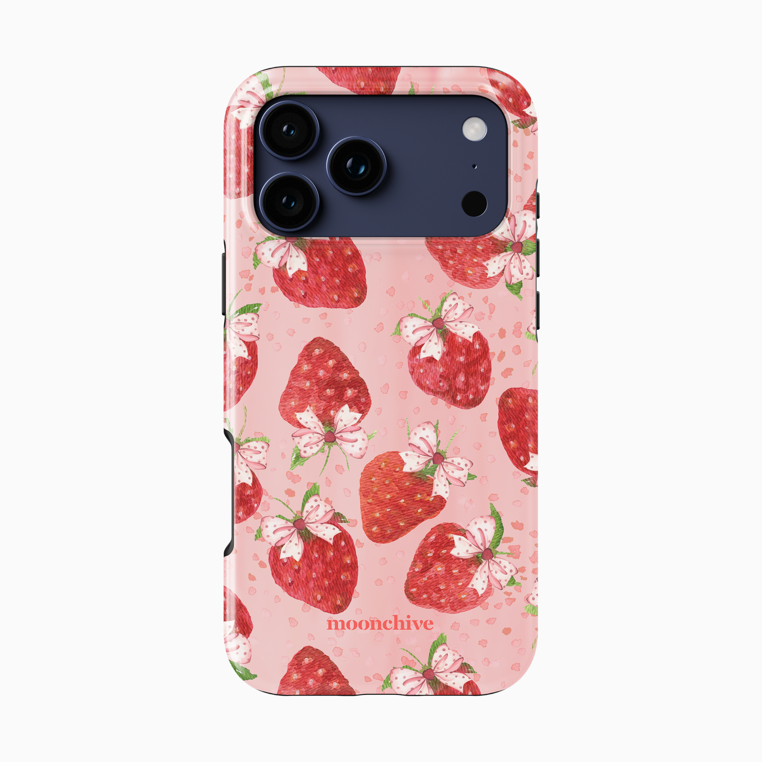 Strawberry Bow iPhone Case