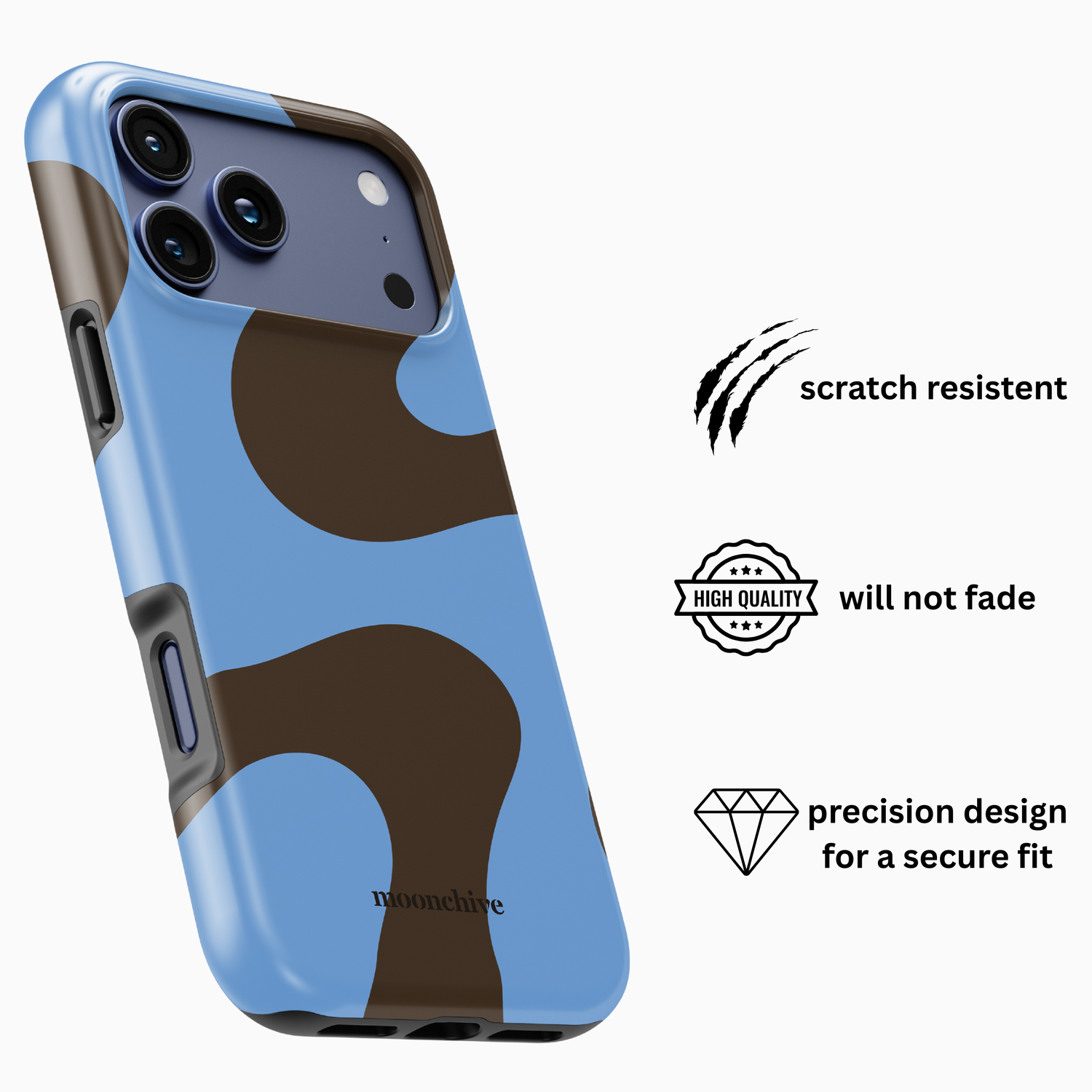 Blue Drift iPhone Case
