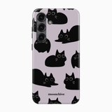 Black Cat Galaxy Case