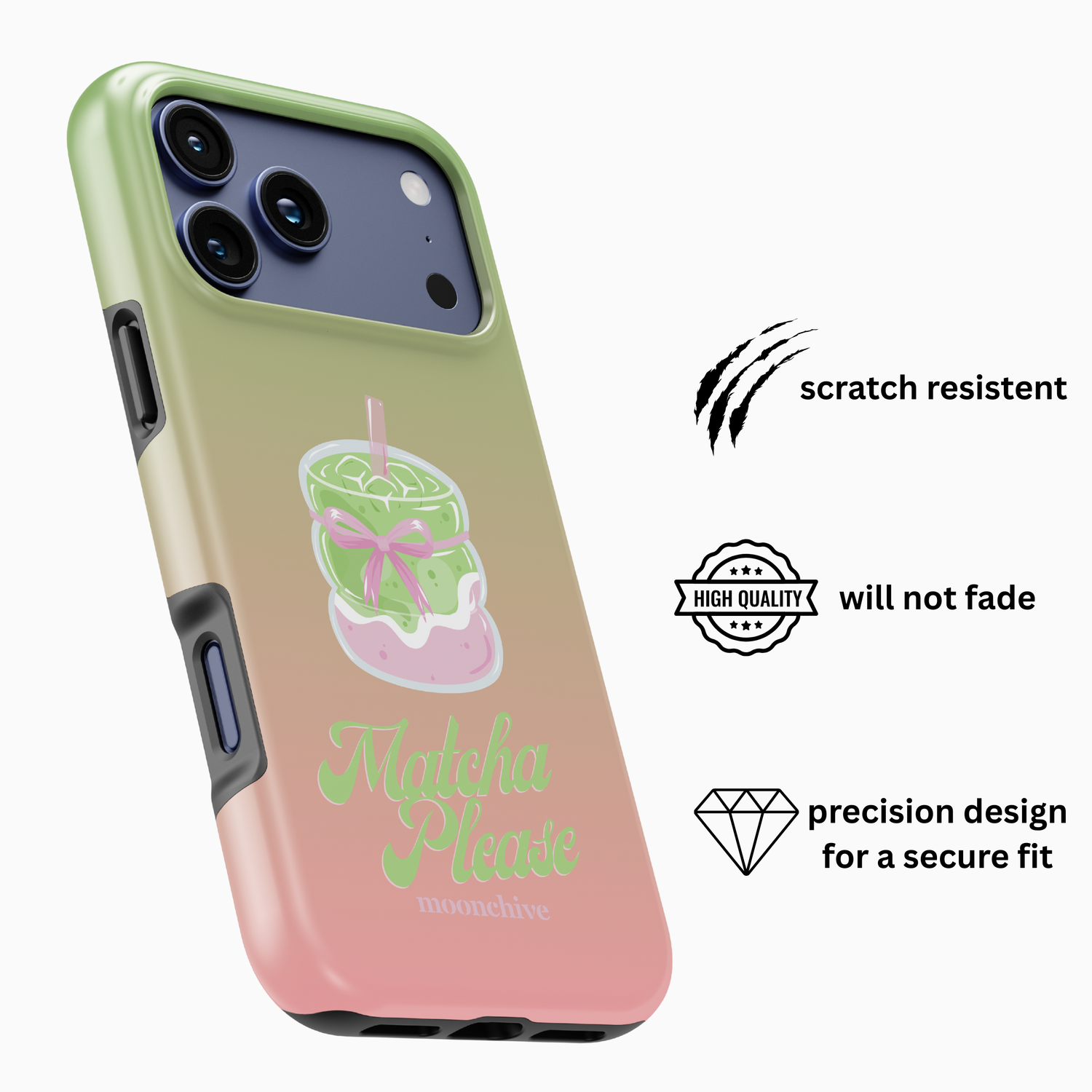 Matcha Please iPhone Case