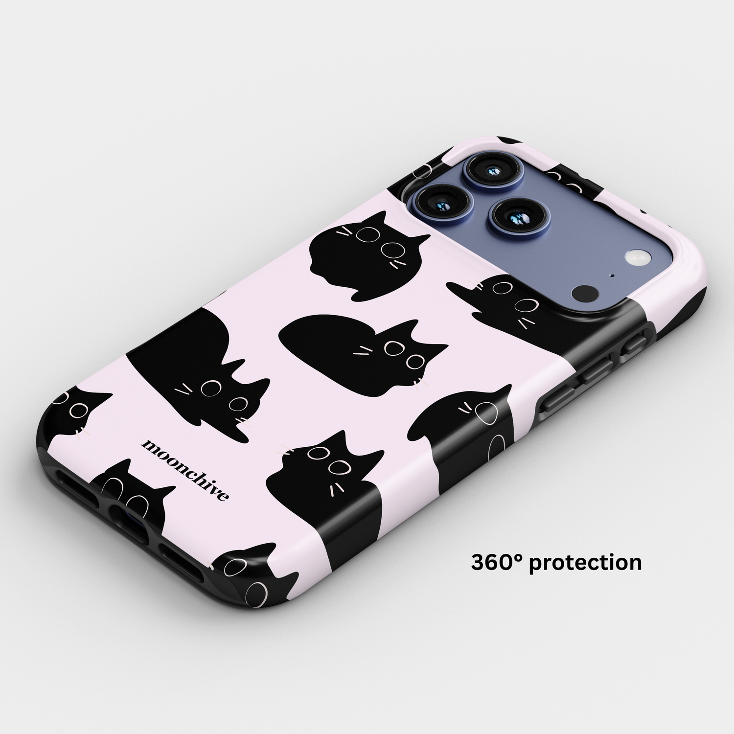 Black Cat iPhone Case